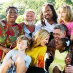 Family enjoying the company of each other
